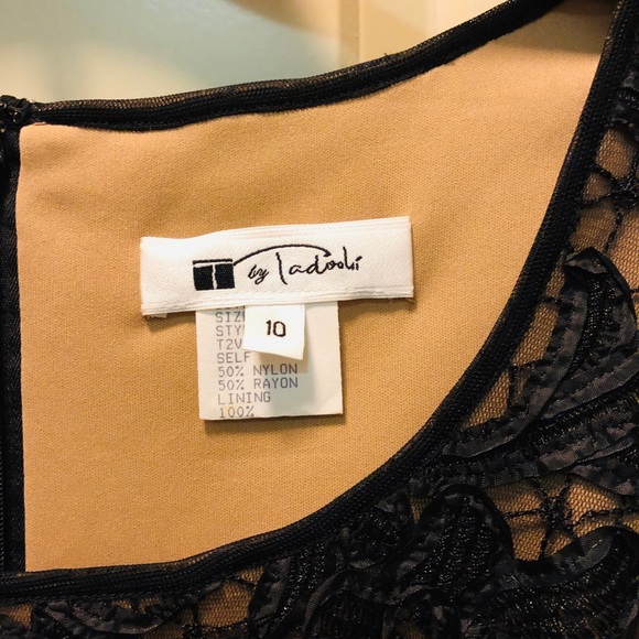 Holiday Dress! Tadashi Black Lace Dress - Picture 4 of 6